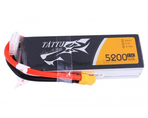 Аккумулятор Tattu 5200мАч 3S 15C 11,1В LiPo