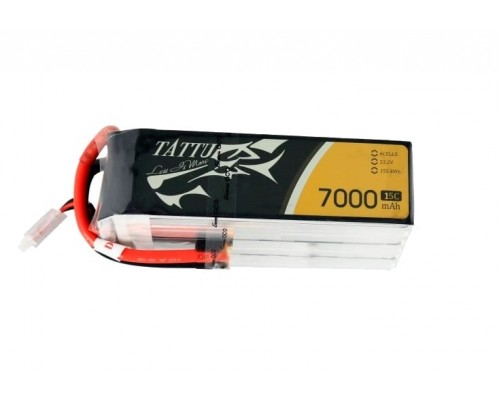 Аккумулятор Tattu 7000мАч 6S 15C 22,2В LiPo