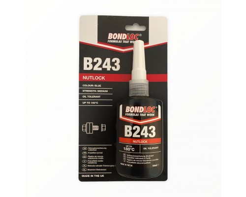 Фиксатор средней прочности Bondloc 243 5ml Фиксатор средней прочности Bondloc 243 5ml