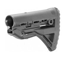 Полимерный приклад с амортизатором GL-SHOCK без щеки черный com/mil-spec